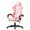 Pink, variant on Huracan Gaming Chair for Adults High Back Gaming Chair with Footrest & Massage Lumbar Pillow Adjustable Height Office Chair with Headrest, Ergonomic Swivel Gamer Chair,Pink