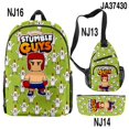 thumbnail image 1 of Stumble Guys Mochila Lápiz Bolsa Satchel Conjunto de tres piezas, 1 of 4