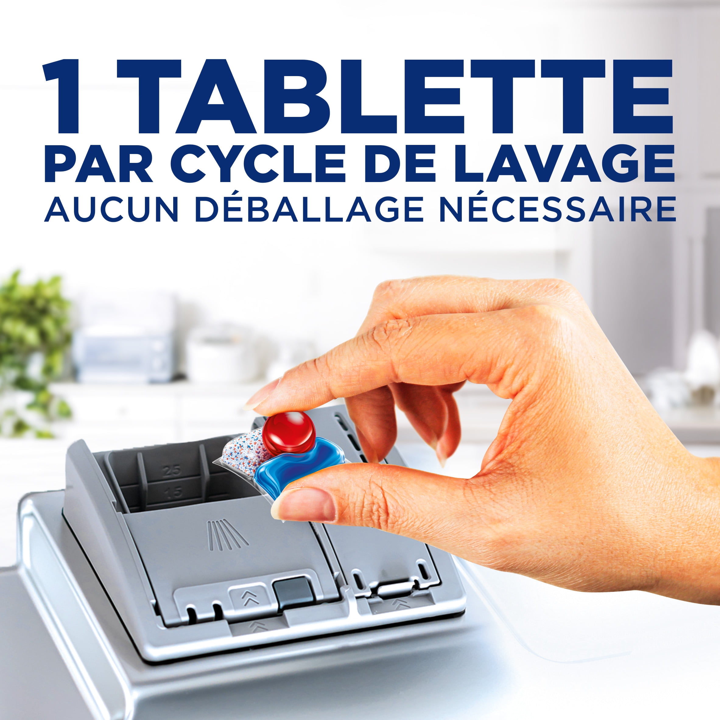 Détergent pour lave-vaisselle Finish, Quantum Ultimate, frais, 40 comprimés 40 comprimés