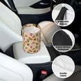 thumbnail image 6 of Wukai Hamburger Pizza Coke Print Car Trash Can - Easy to Clean Hanging Garbage Bin - Removable Liner - Leak-Car Garbage Can - Waterproof Trash Can for Car and SUV, 6 of 7