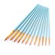 thumbnail image 1 of 12pcs pincel de artista profesional set pinceles de punta redonda puntas pinzas de pelo de nylon dur Tomshoo Azul, 1 of 7