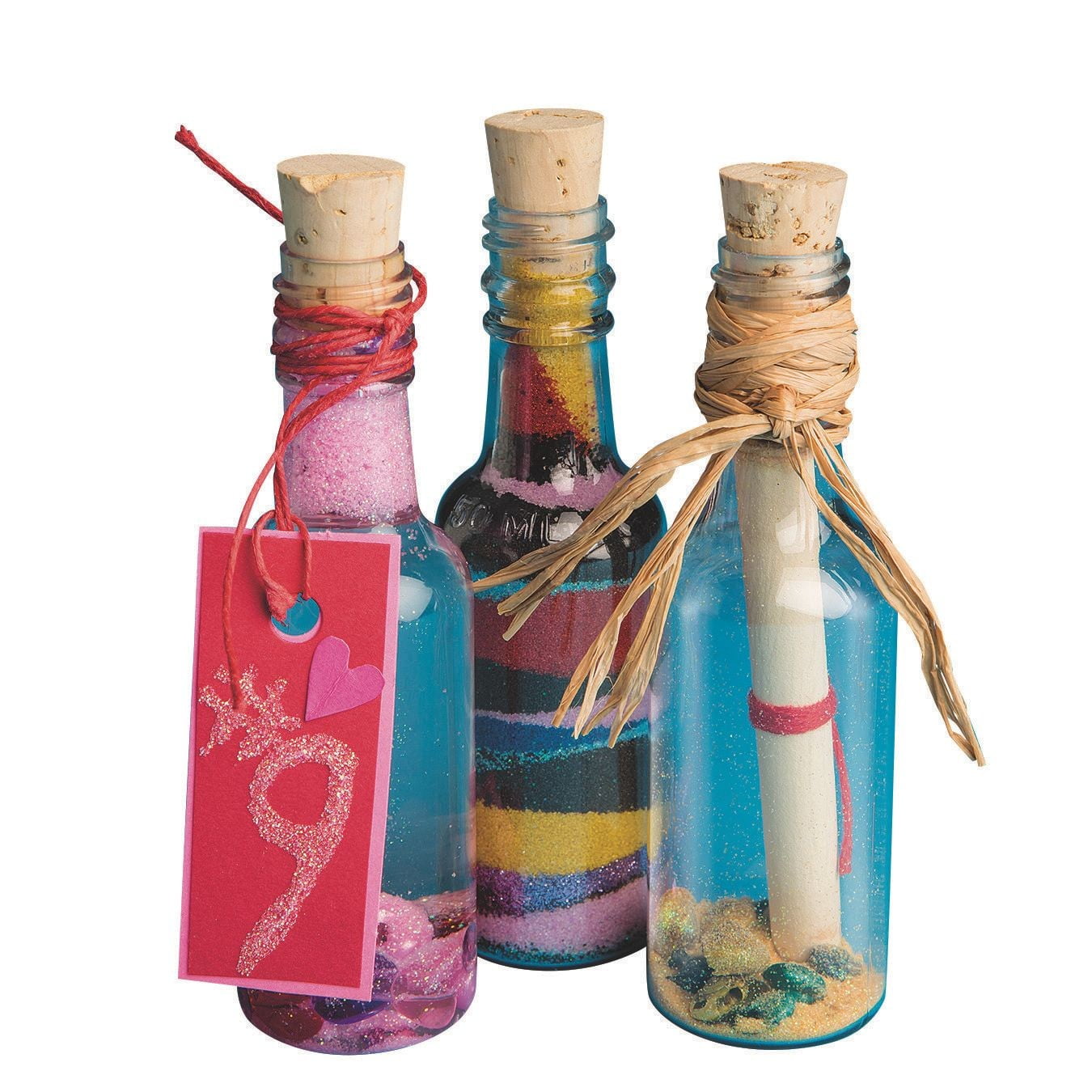 S&S Worldwide Art Sand Assortment in 12 oz. Shaker Top Bottles, For Sand Art Layering, Decorating Adhesive Sand Art Pictures, Terrariums & More Crafts, 10 Colors of Fine Sand, Non-Toxic, Pack of 10