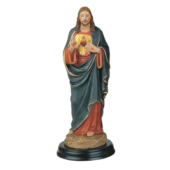 FC Design 5"H Sacred Heart of Jesus Statue Holy Figurine Statue Sculpture Ornament Decoration Home/Room Decor and Unique Gift Ideas for Housewarming, Holidays and Birthdays