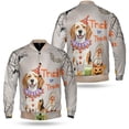 thumbnail image 3 of Trick or Treat Beagle Funny Mummy Cosplay Pumpkin Candy Basket All Over Print 3D Baseball Jacket Beagles Dog Lover Gifts Idea Bomber Jacket Softball - 12016, 3 of 6