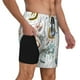 thumbnail image 2 of Fotbe Cute Colorful Animal Traje de Baño para Hombre – Shorts de Natación de Secado Rápido con Forro y Bolsillos-Small, 2 of 6
