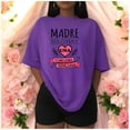 thumbnail image 3 of Playera Madre Solo Hay Una y Como La Mia Ninguna – El Regalo Perfecto para la Mejor Mamá del Mundo Color Morado Talla Chica Marca Emil SaEs, 3 of 4