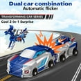 thumbnail image 2 of Lomyolo 2-in-1 Collision Transforming Dinosaur Toys Magnetic Cars Convertible Robot Toys for Kids Dino Car Toddler Fun Christmas Birthday Gift for Age 3-12 Years Boys(Blue Dragon), 2 of 7