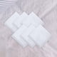 thumbnail image 5 of Paquete de 6 pañuelos de encaje blanco liso, cuadrados de bolsillo, pañuelos de boda de 24,5 cm, pañuelos blancos para manualidades, suministros de bo, 5 of 9
