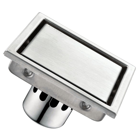 Injueey Filtro de drenaje de suelo, recogedor de pelo, desagüe de ducha, tubería de bañera, drenaje de fregadero para el hogar, baño, Accesorios de baño Tipo 3