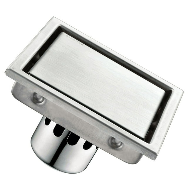 Advancent Filtro de drenaje de suelo de acero inoxidable, escurridor de pelo antibloqueo, accesorio de drenaje para fregadero, para el hogar, baño, cocina Accesorios de baño Tipo 3 Advancent HA071200-03