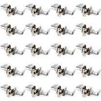 Villar Home Designs Door Lever Lara Chrome Privacy 20 Pack
