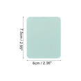 thumbnail image 2 of 1 Pc Espejo Compacto Cuadrado para Mujeres, Espejo Cosmético para Viajes de Negocios y Vacaciones, Espejo de Plástico y Vidrio Verde, 2 of 3
