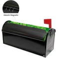 thumbnail image 2 of Coolnut Mailbox Cover Green Flower Lines Pattern Post Mail Box Cover Magnetic Mail Wraps Cover Standard Size 20.7" L x 18" W, 2 of 5