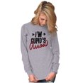 thumbnail image 3 of Im Cupids Arrow Funny Valentines Day Women's Long Sleeve T Shirt Brisco Brands L, 3 of 6