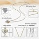 thumbnail image 4 of Collar con colgante DE corazón DE plata DE ley 925 Yashi, 4 of 5