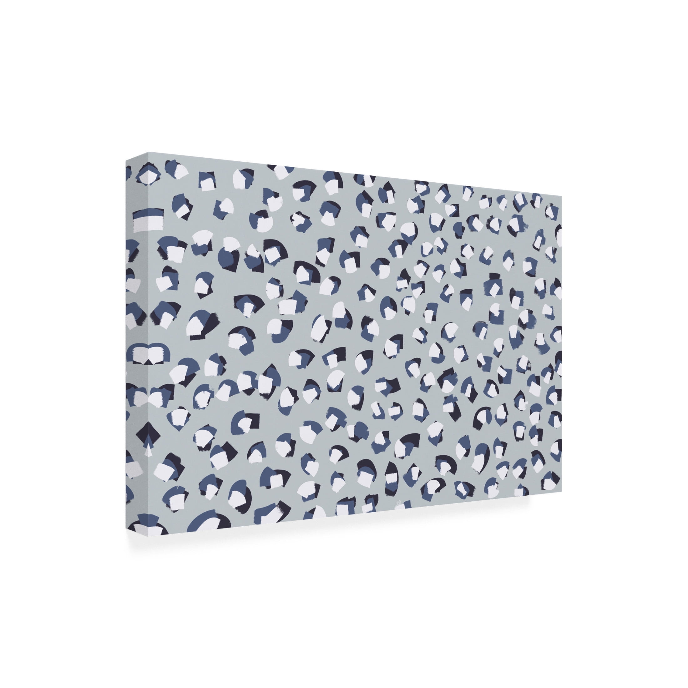 Canvas Wall Art - Treechild 'Moving Strokes Square' Wall Art for Living Room, Bedroom, or Office D?cor by Trademark Fine Art - 32 x 22 Inches