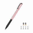 thumbnail image 1 of LinQingQ Universal Stylus,[2-in-1] Disc Stylus Pens for All Touch Screens Cell Phones, iPad, Tablets, Laptops with 6 Replacement Tips(4 Discs, 2 Fiber Tips Included) - (Rose Gold), 1 of 1