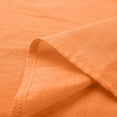 thumbnail image 7 of yoeyez Womens Cotton Linen Summer Tops 3/4 Length Sleeve Tunic Blouses Round Neck Gauze Boho Shirts Trendy Side Slit Loose Fit Clothing 2025 Orange 3XL, 7 of 7