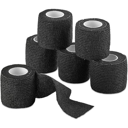 MEDca Self Wrap Cohesive Bandages, Non-Woven Adhesive, 6 Count Pack