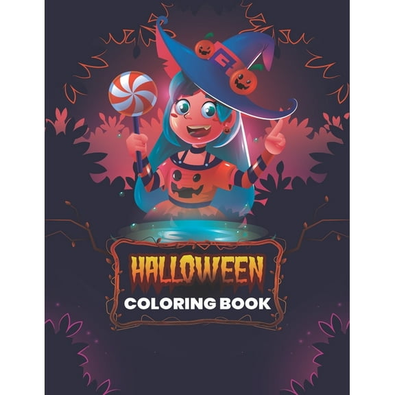 Halloween Coloring Book : Happy Halloween Coloring Book Ghost, skull, spooky Coloring Pages Filled With Monsters, witches and More (Paperback)