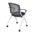 thumbnail image 5 of Regency Cain 48" x 24" Training Table- Grey & 2 Cadence Nesting Chairs- Black, 5 of 5