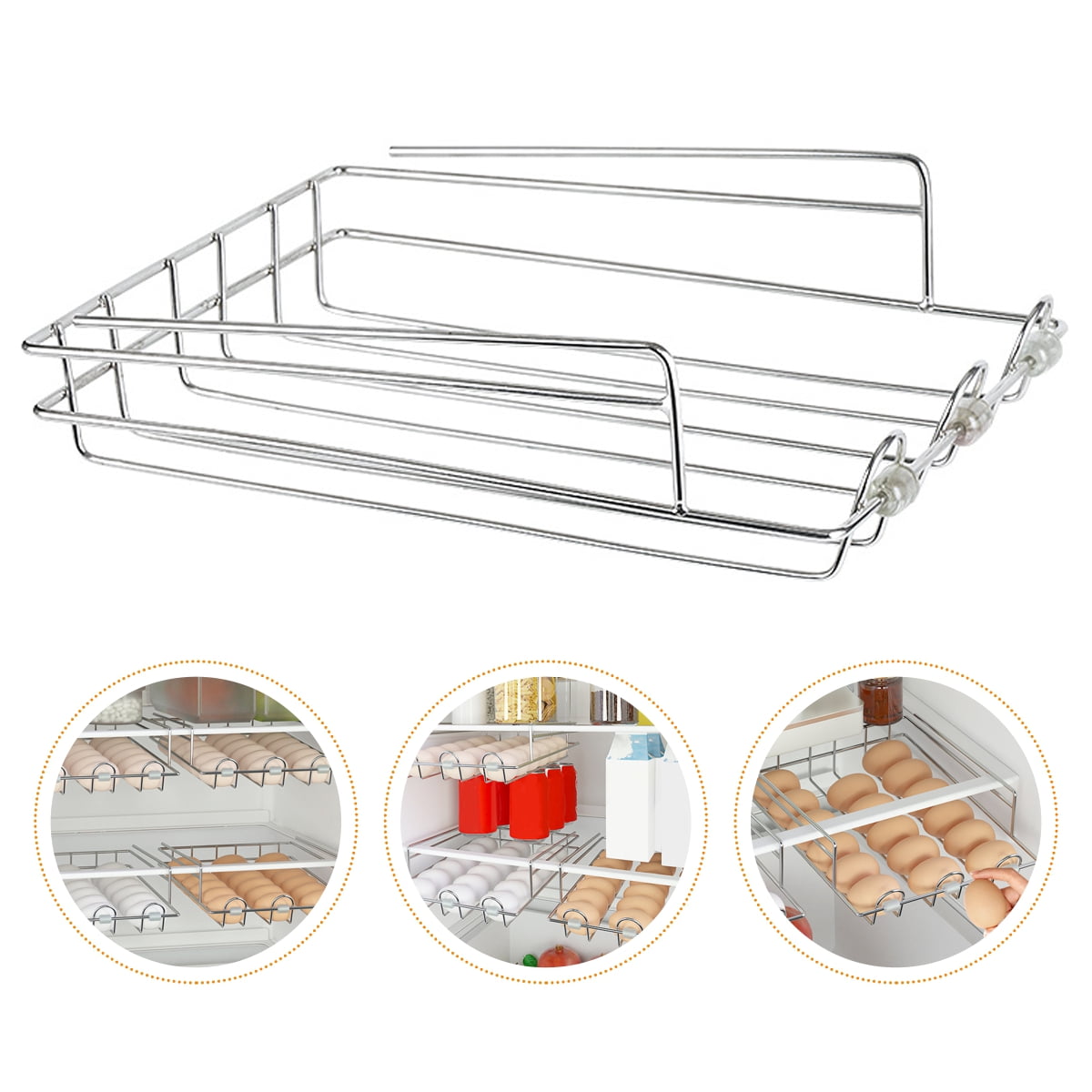 Raindrops Multi-Purpose Kitchen Storage Rack Shelf Organizer for Countertop - 1 Piece and Space-Saving