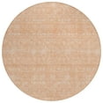 thumbnail image 2 of Addison Rugs Chantille Indoor/Outdoor Transitional Floral Peach Washable Round Rug, 8' x 8', 2 of 6