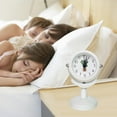 thumbnail image 2 of Reloj despertador con de 2.0 in, barrido silencioso, funciona con , reloj de tiempo, no Zulema Pequeño reloj despertador redondo, 2 of 6