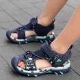 thumbnail image 6 of Kids Boys Summer Sports Sandals Comfort Hiking Beach Outdoor Closed Toe Sports Sandals Shoes for Kids, 6 of 17