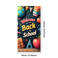 thumbnail image 1 of Colorful Welcome to School Banner with School Bus Backpack Apple Elements Backdrop Party Decorations for Classroom Decor School Events Back - to - School Parties Photo Backdrops, 1 of 3