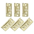thumbnail image 1 of Uxcell 6Pcs 3x1.4 Pulgadas Bisagras de Puerta No Mortaja Sin Ruido Bisagras Plegables para Muebles de Gabinete Ventana Armario, 1 of 5