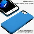 thumbnail image 2 of Apple iPhone 8, iPhone 7, iPhone 6 /6S Phone Case Slim Hybrid Shockproof Impact Rubber Dual Layer Rugged Protective Hard PC Bumper & Soft TPU Back Cover Blue Case for Apple iPhone 8, 7, 6S, 6, 2 of 5