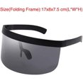 thumbnail image 2 of Gafas de gran tamaño Hombres y mujeres Protección a prueba de viento Visión clara Gafas de media cara Multifunción Viajes Lentes HD Montar al aire libre Sombrilla de verano Privacidad JAMW Sencillez, 2 of 4
