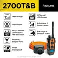 thumbnail image 2 of Dogtra 2700T&B Remote Dog Training Collar Long Range 1-Mile 1-Dog Training & Beeper, 2 of 6