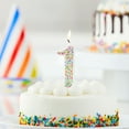 thumbnail image 2 of Great Value Birthday Party Candle, Multicolor, Number 1, 2 of 7