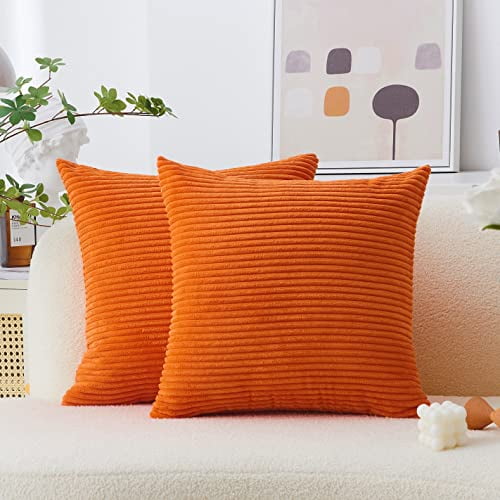Home Brilliant Pillow Covers Burnt Orange Striped Philippines Ubuy
