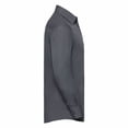 thumbnail image 3 of Russell Collection Mens Long Sleeve Poly-Cotton Easy Care Tailored Poplin Shirt, 3 of 6
