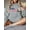 Light Grey, variant on Women'S Casual Polyester Hoodie with USA Flag and Eagle Print, Long Sleeve Pullover with Front Pocket, Geometric Pattern Knit Fabric Sweatshirt for All Seasons, 230gsm