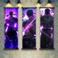 thumbnail image 3 of Anime ONE PIECE Poster Roronoa Zoro Canvas Painting  Art Print Kids Room Decoration Mural for Hanging Scrolls, 3 of 7