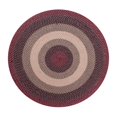 thumbnail image 5 of Better Trends BRWB4266CR Wool Bridge Braided Rug, Cranberry - 42 in., 5 of 5