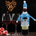 thumbnail image 3 of 1 juego de fundas para botellas de vino de Navidad, regalos de fiesta de Navidad, fundas decorativas para botellas de vino, 3 of 7