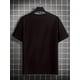 thumbnail image 3 of Camiseta con estampado de casete retro para hombre: cuello redondo informal, mezcla de poliéster y elastano, ligeramente elástica, tejido de punto de verano para adultos, hombres, mujeres, adolescente, 3 of 6