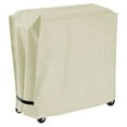 thumbnail image 1 of MYG Housse de Chariot de Refroidissement Extérieur Imperméable 190T Polyester Protection pour Boissons Glacière Résistant aux Intempéries Anti-Poussière avec Poignées Sangles 86x48x79cm Beige, 1 of 6