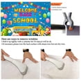 thumbnail image 5 of Welcome Back to School Backdrop, First Day of School Photography Background, Blue Back to School Hanging Banner Decorations Poster Bulletin Board for School Classroom Office Supplies 12x8ft, 5 of 6