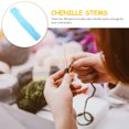 thumbnail image 5 of 200pcs Twisted Chenille STEMS Colored Pipe Cleaners para niños DIY Crafts Haciendo, 5 of 5
