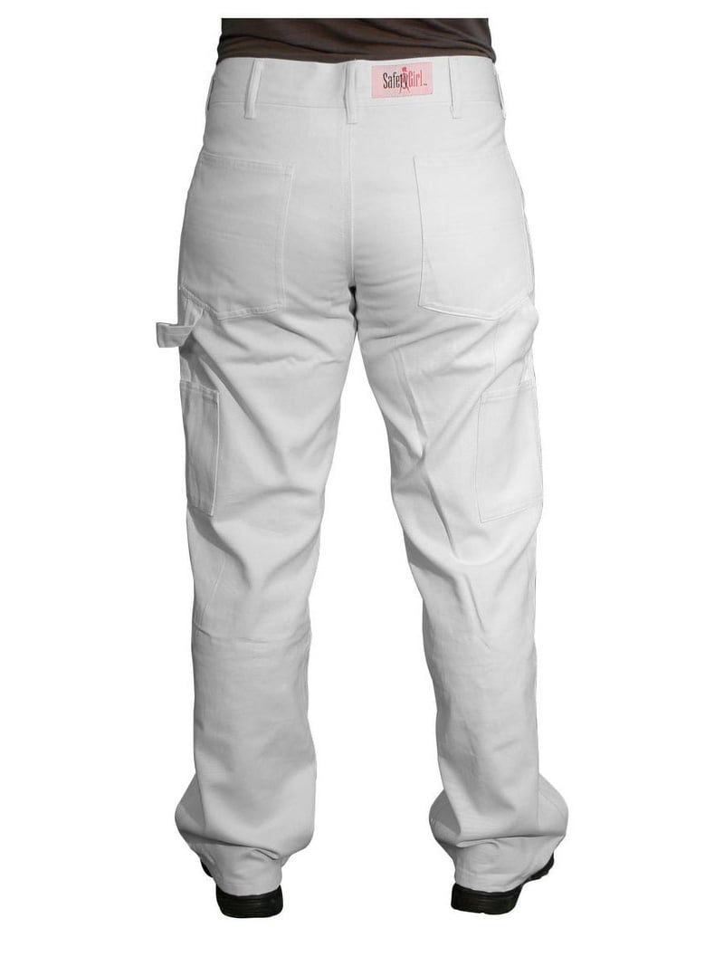 Painters Pants - White - 8 Petite - Walmart.com