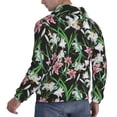 thumbnail image 6 of Salouo Lilies Flowers Pattern Men's Fall Hoodie Sweatshirt,Sport Hoodie with Pockets for Men Pullover Casual Hooded Sweatshirt-X-Large, 6 of 7