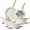 White, variant on 12 Pcs Non Stick Cookware Set White Induction Pots and Pans PFAS Healthy Kitchen Cooking