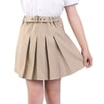 thumbnail image 7 of Uniform Skirt for Girls A-Line Pleated Skort with Lining Shorts Back To School Clothes for Teen Girls Skater Skirts 13-14 Years, 7 of 7