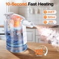 thumbnail image 2 of Limpiador a vapor ScrubWiz 10 en 1 portátil con tanque de 320 ml, 2 of 8